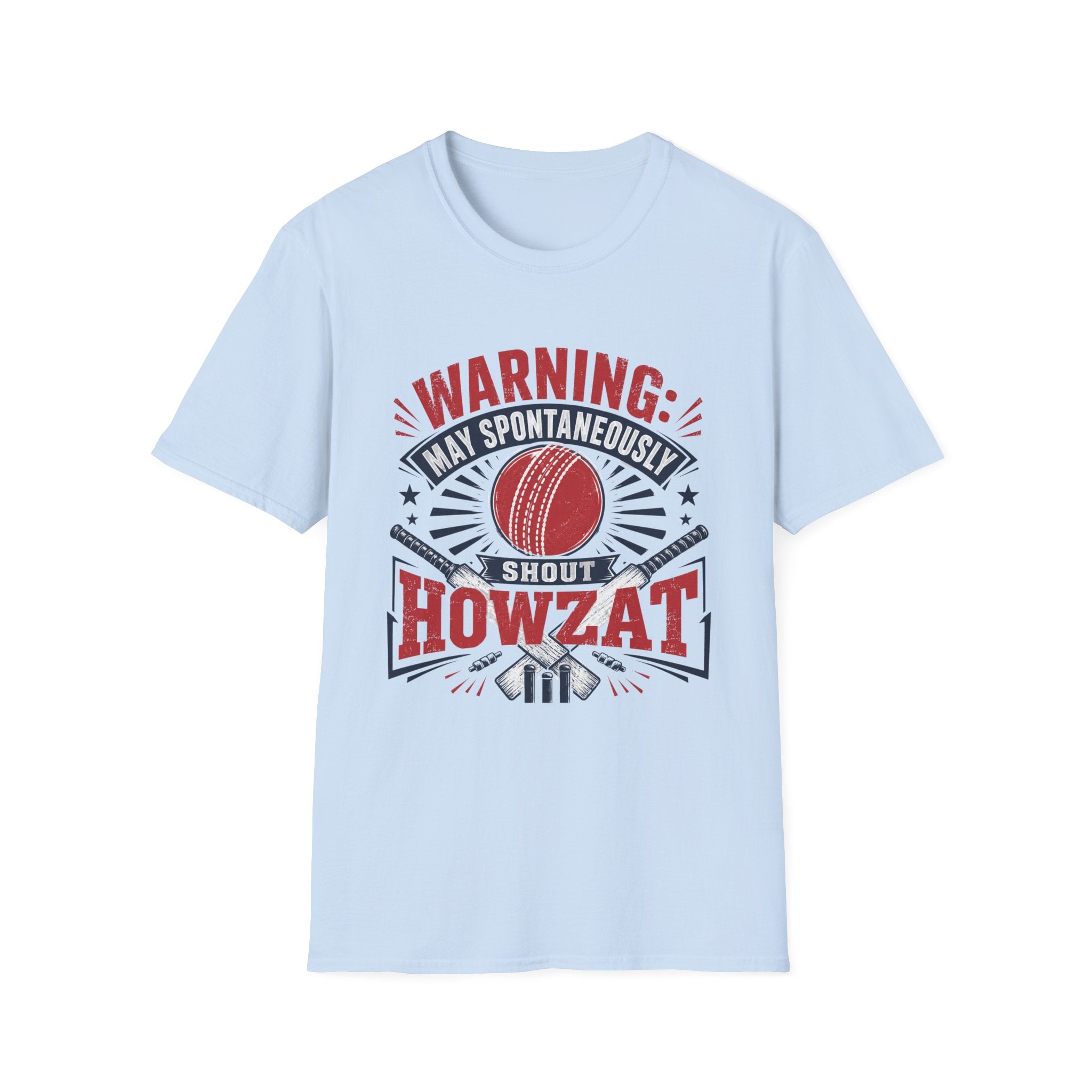 Warning May Spontaneously Shout Howzat T-Shirt