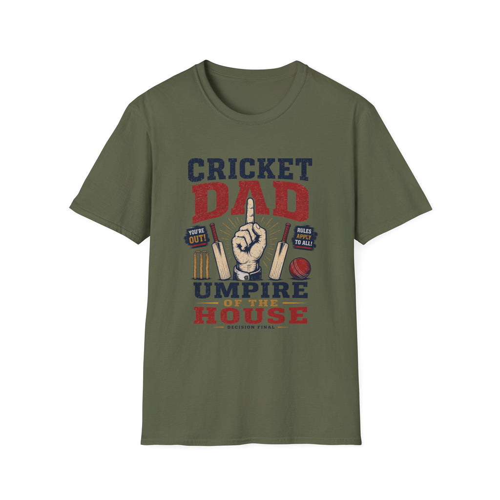 Cricket Dad Umpire Of The House T-Shirt