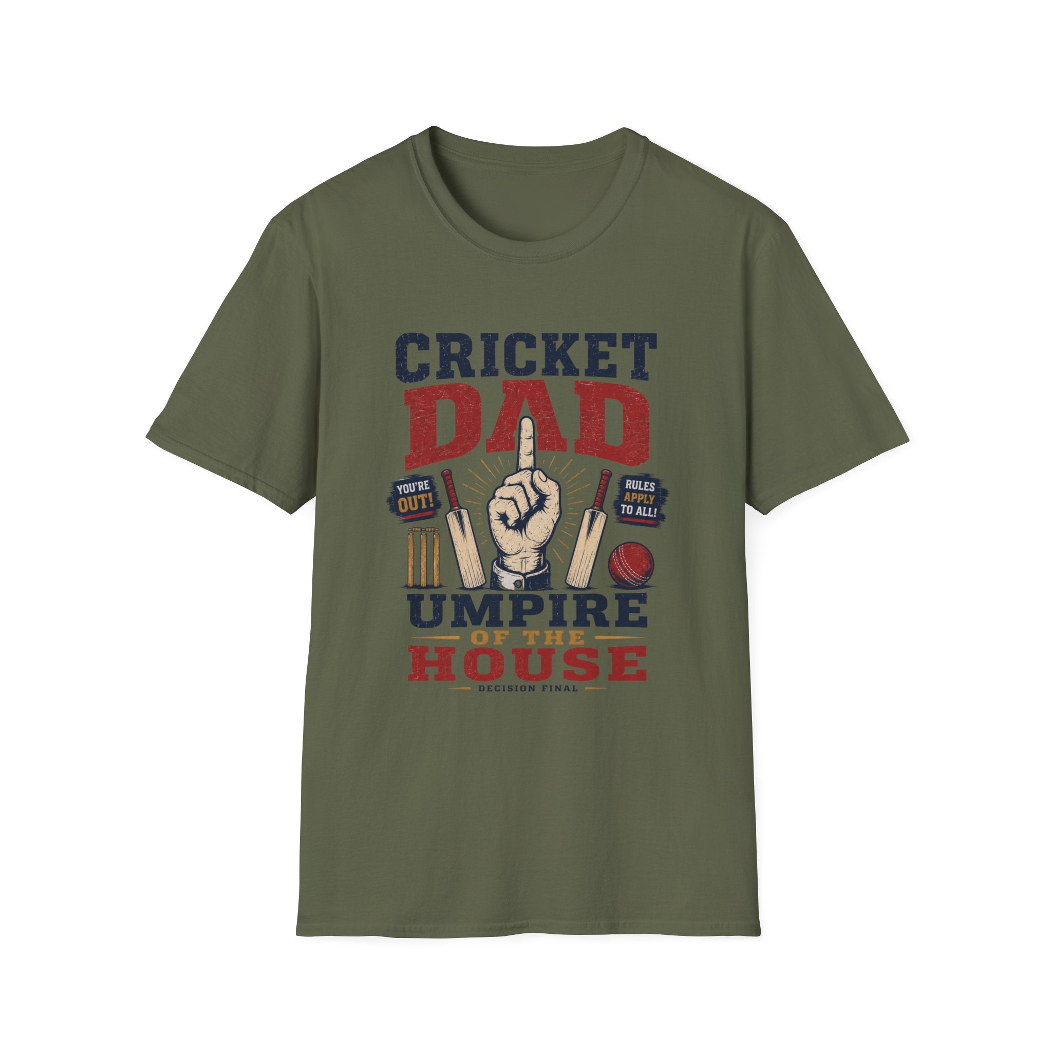 Cricket Dad Umpire Of The House T-Shirt
