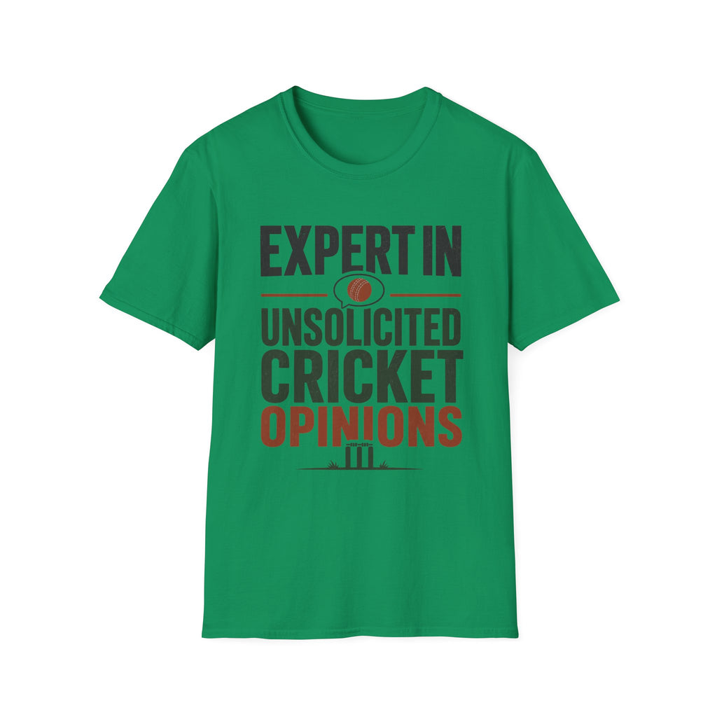 Expert In Unsolicited Cricket Opinions T-Shirt
