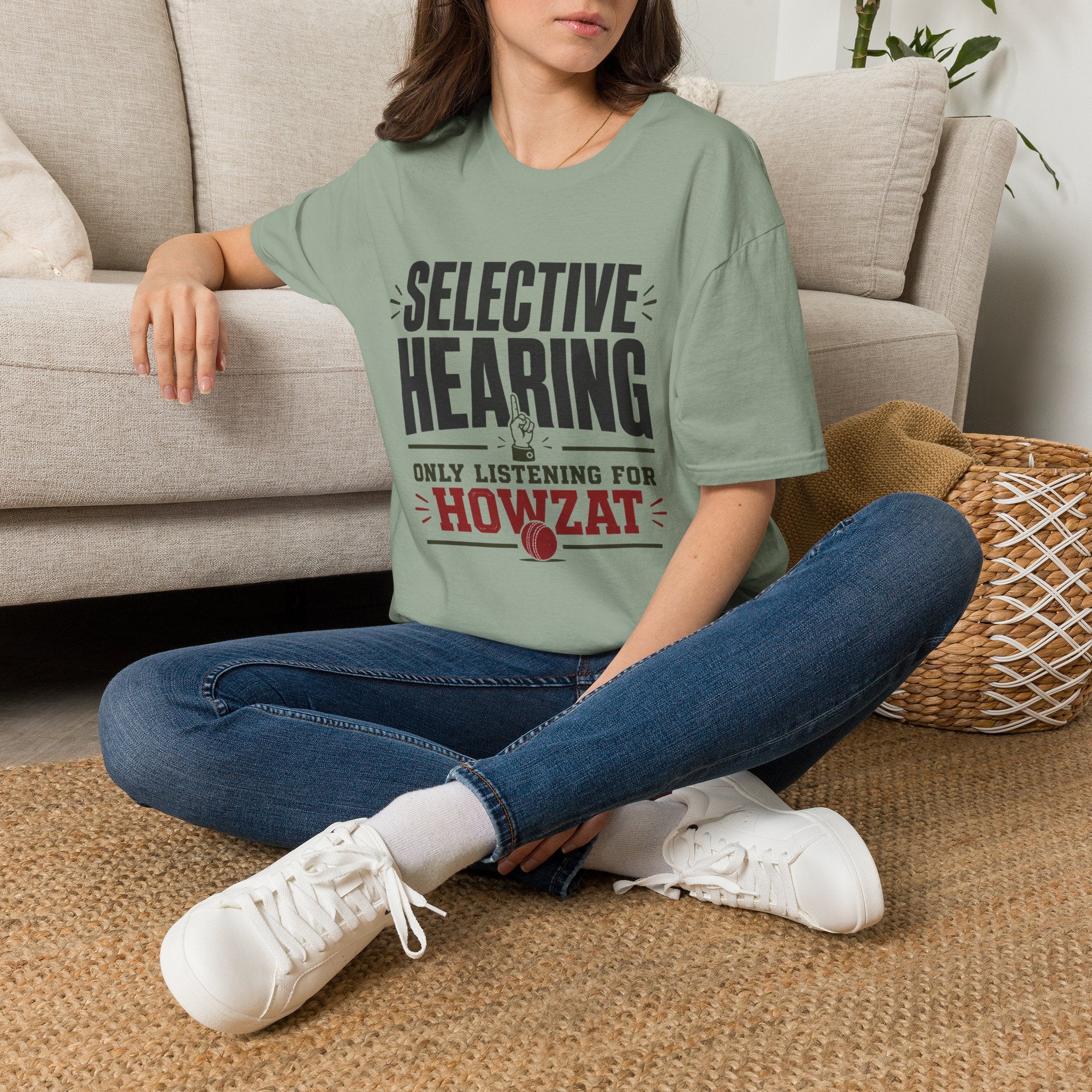 Selective Hearing Only Listening For Howzat T-Shirt