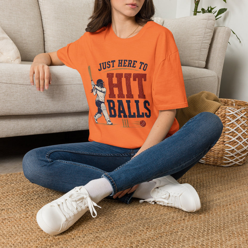Just Here To Hit Balls T-Shirt