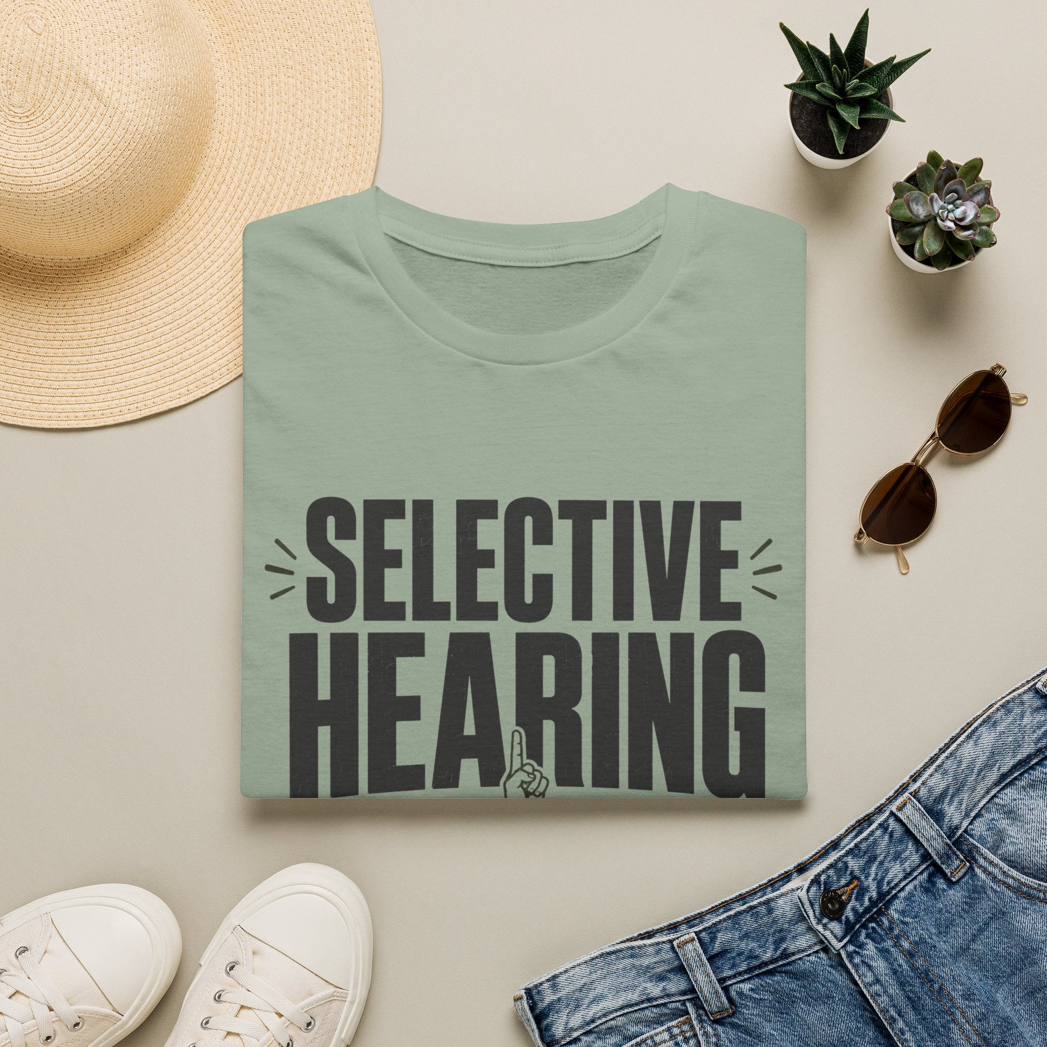 Selective Hearing Only Listening For Howzat T-Shirt