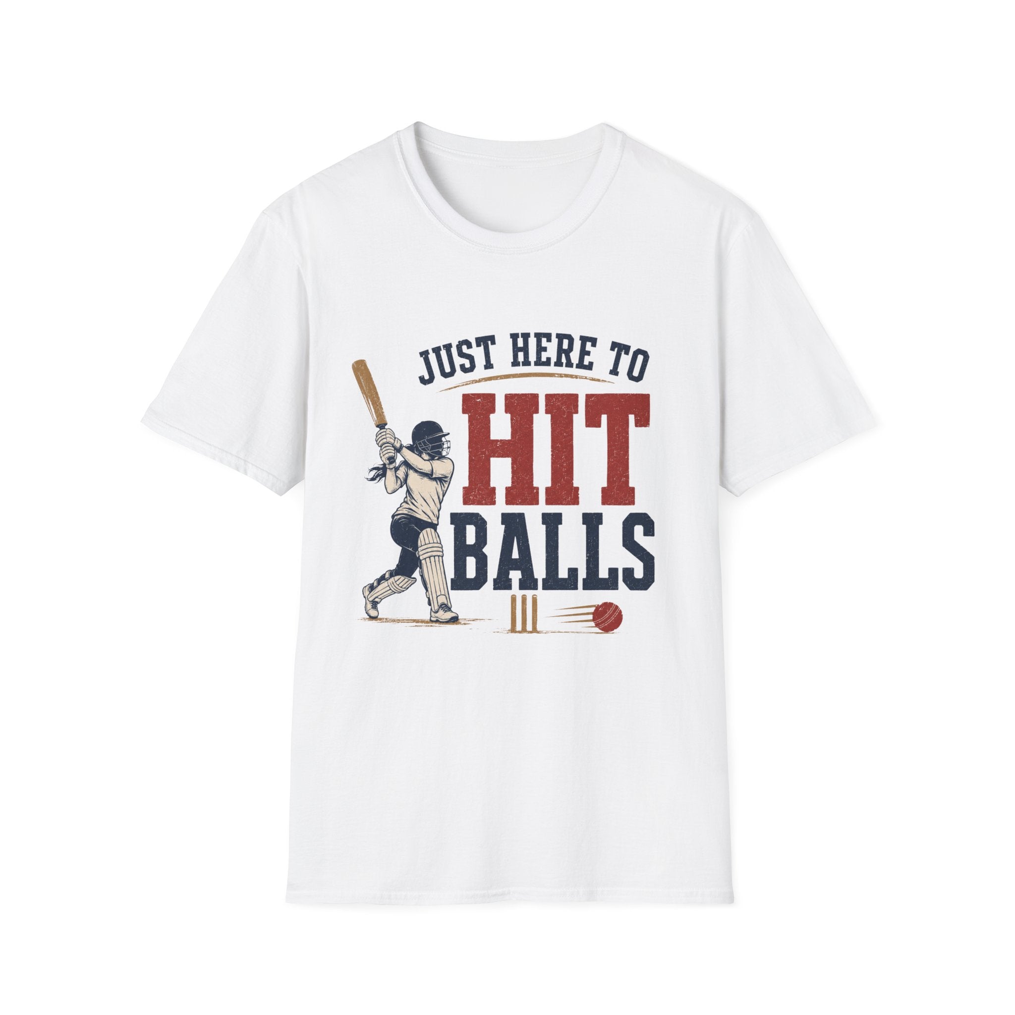 Just Here To Hit Balls T-Shirt