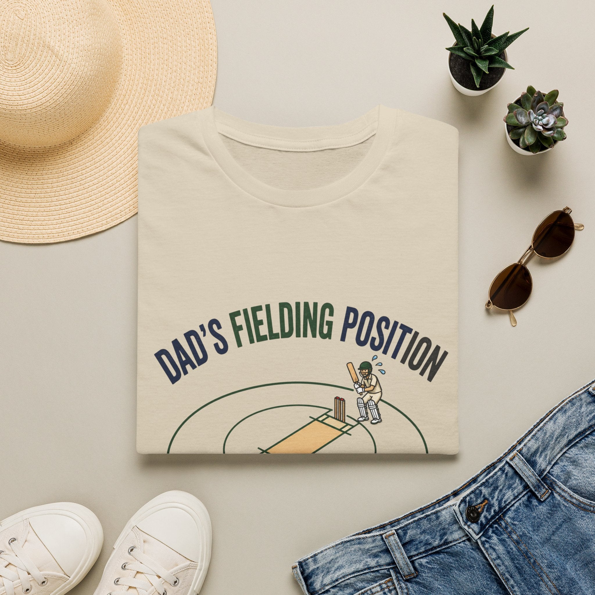 Dads Fielding Position T-Shirt