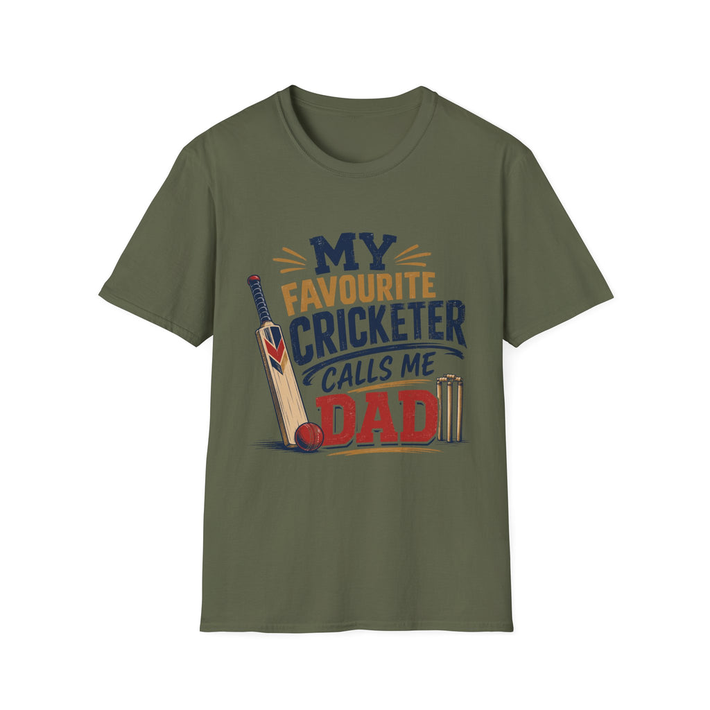 My Favourite Cricketer Calls Me Dad T-Shirt
