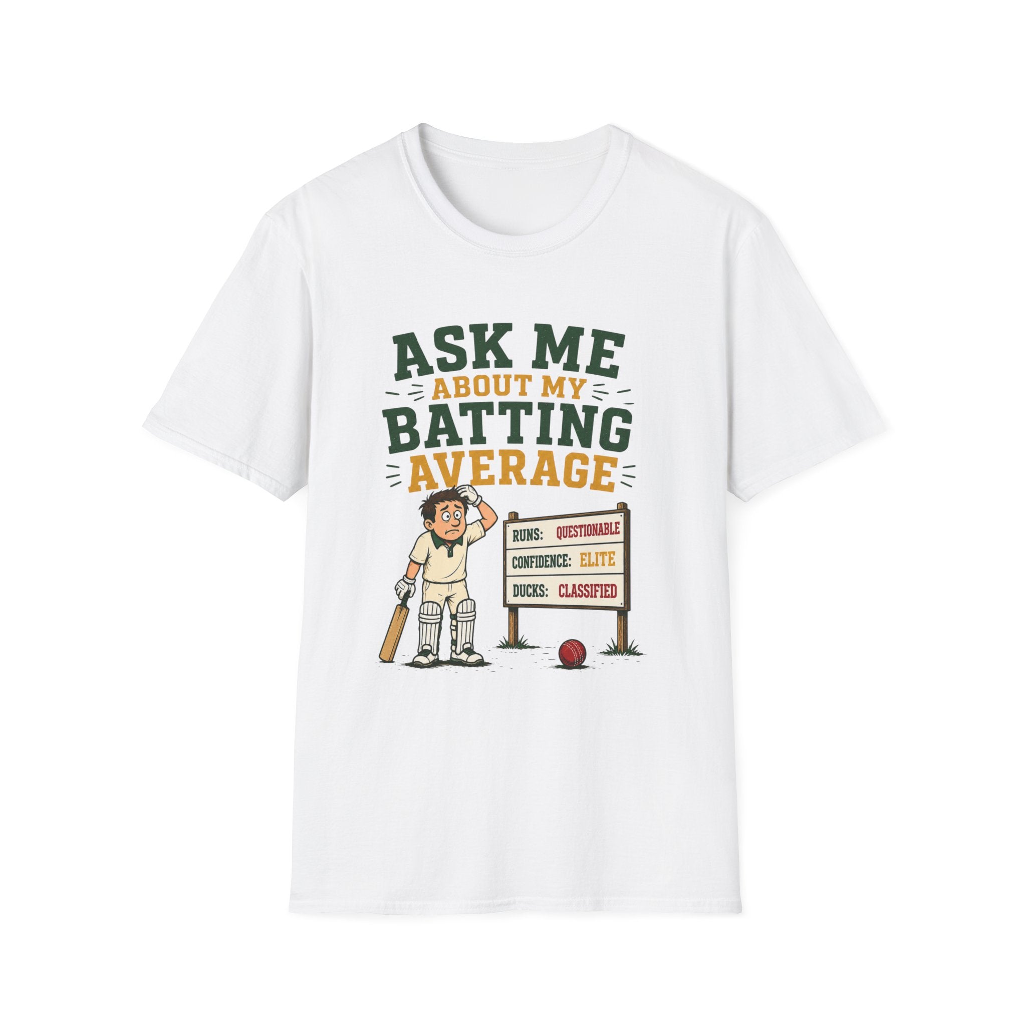 Ask Me About My Batting Average T-Shirt