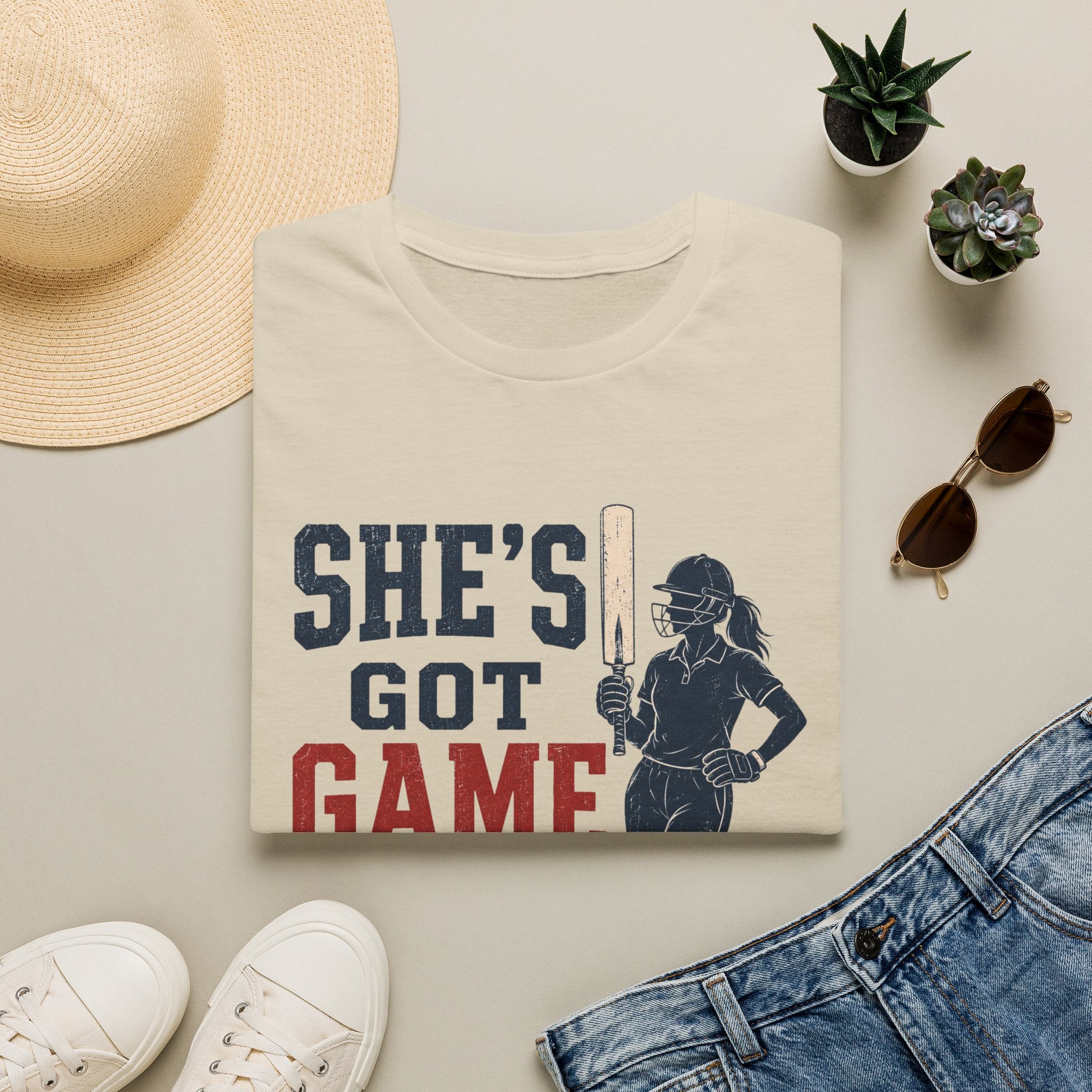 Shes Got Game And A Bat T-Shirt