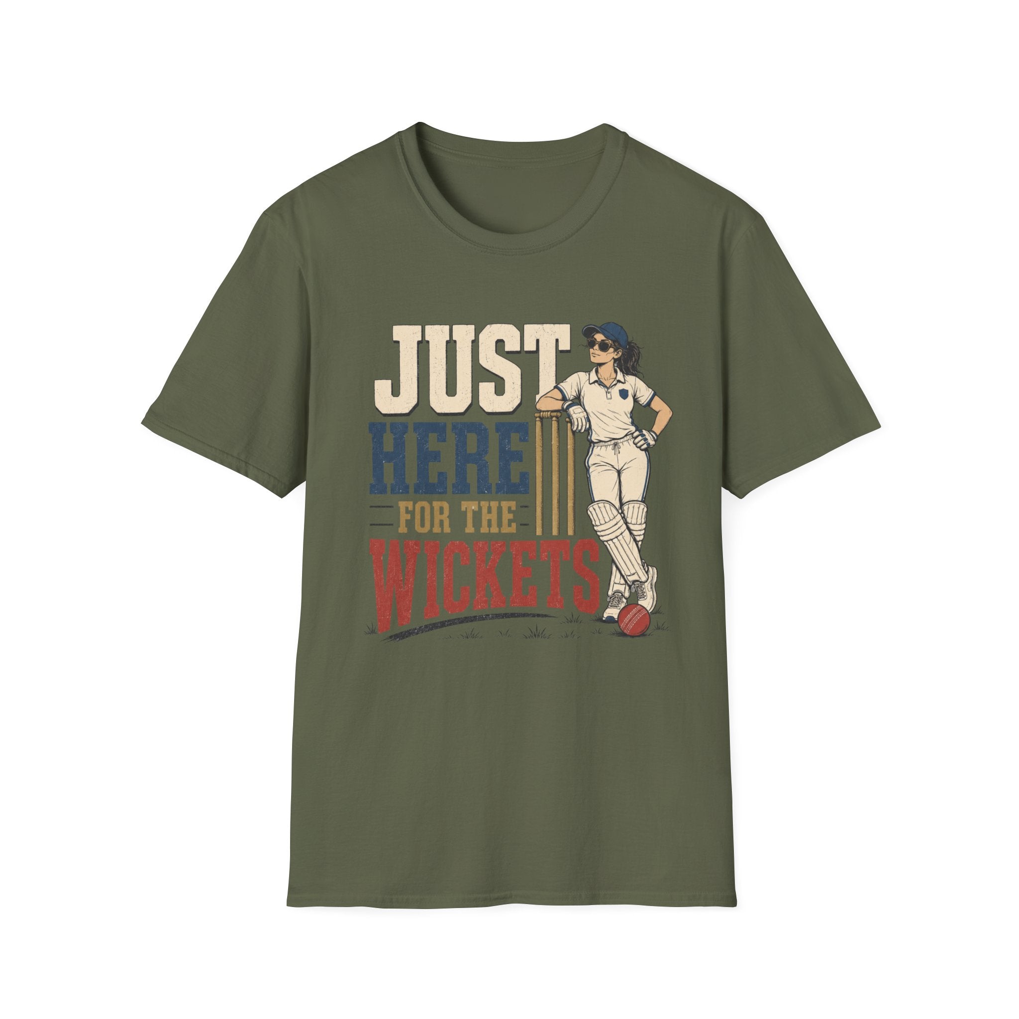 Just Here For The Wickets T-Shirt