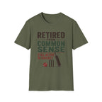 Retired From Common Sense Still Active In Cricket T-Shirt