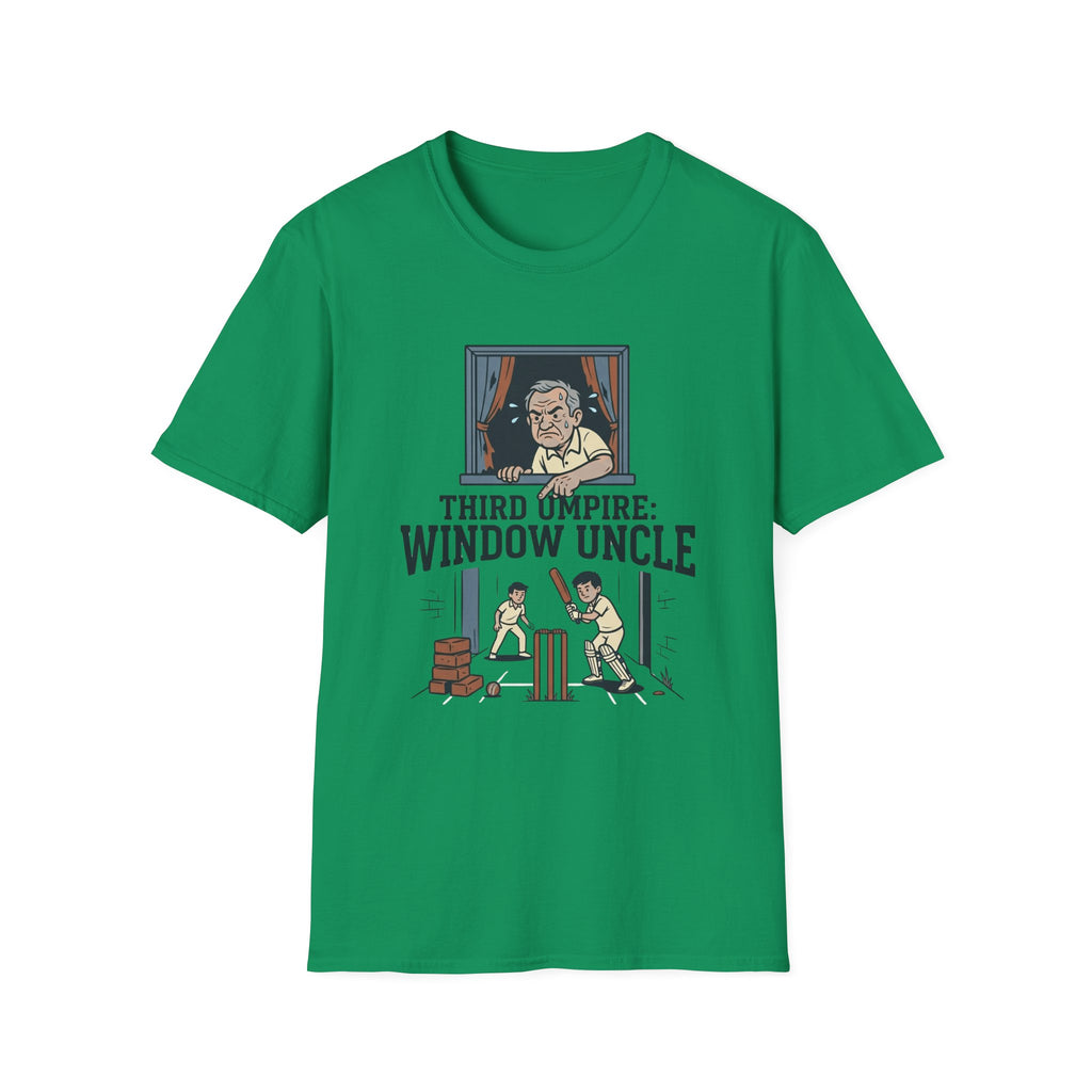 Third Umpire Window Uncle T-Shirt