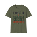 Expert In Unsolicited Cricket Opinions T-Shirt
