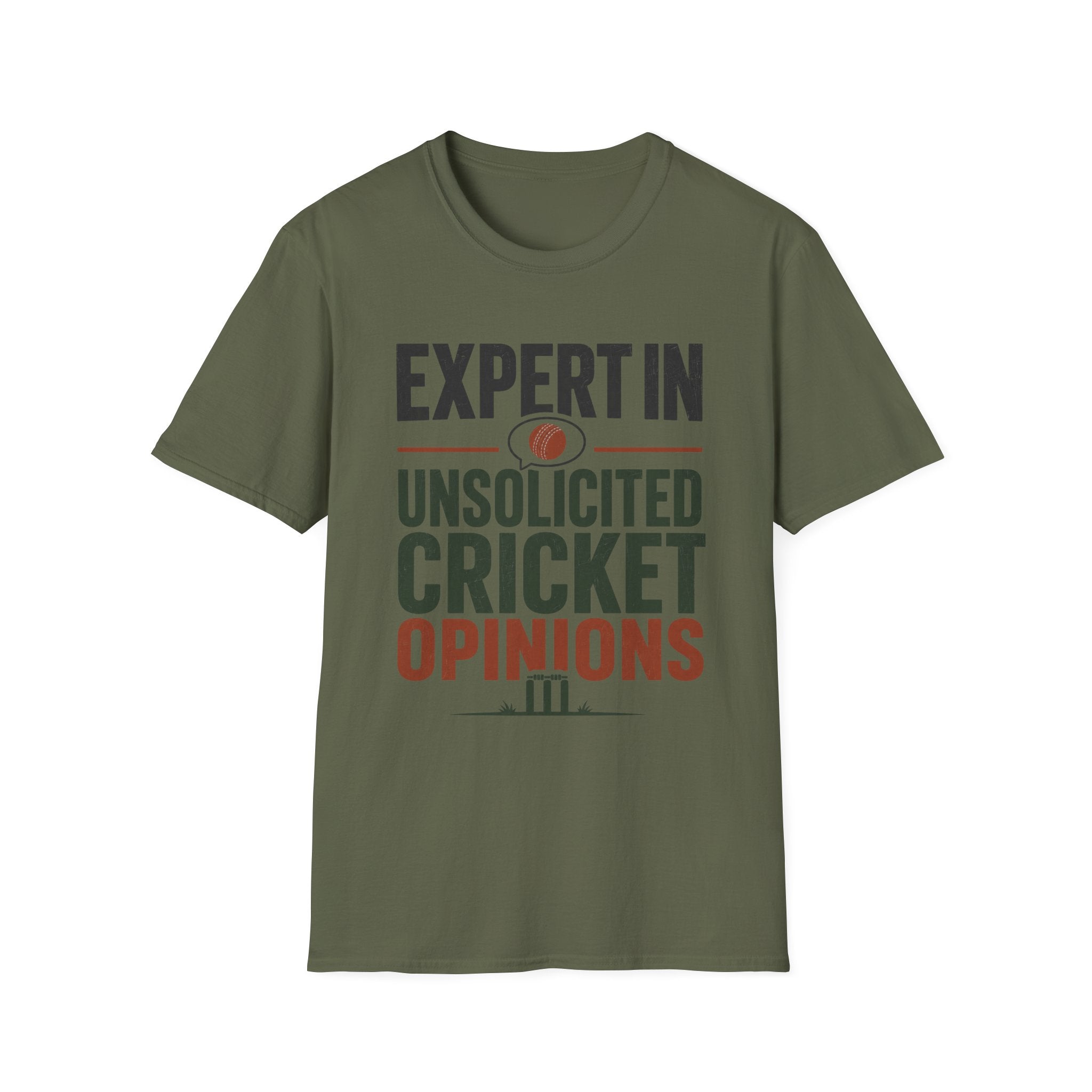 Expert In Unsolicited Cricket Opinions T-Shirt