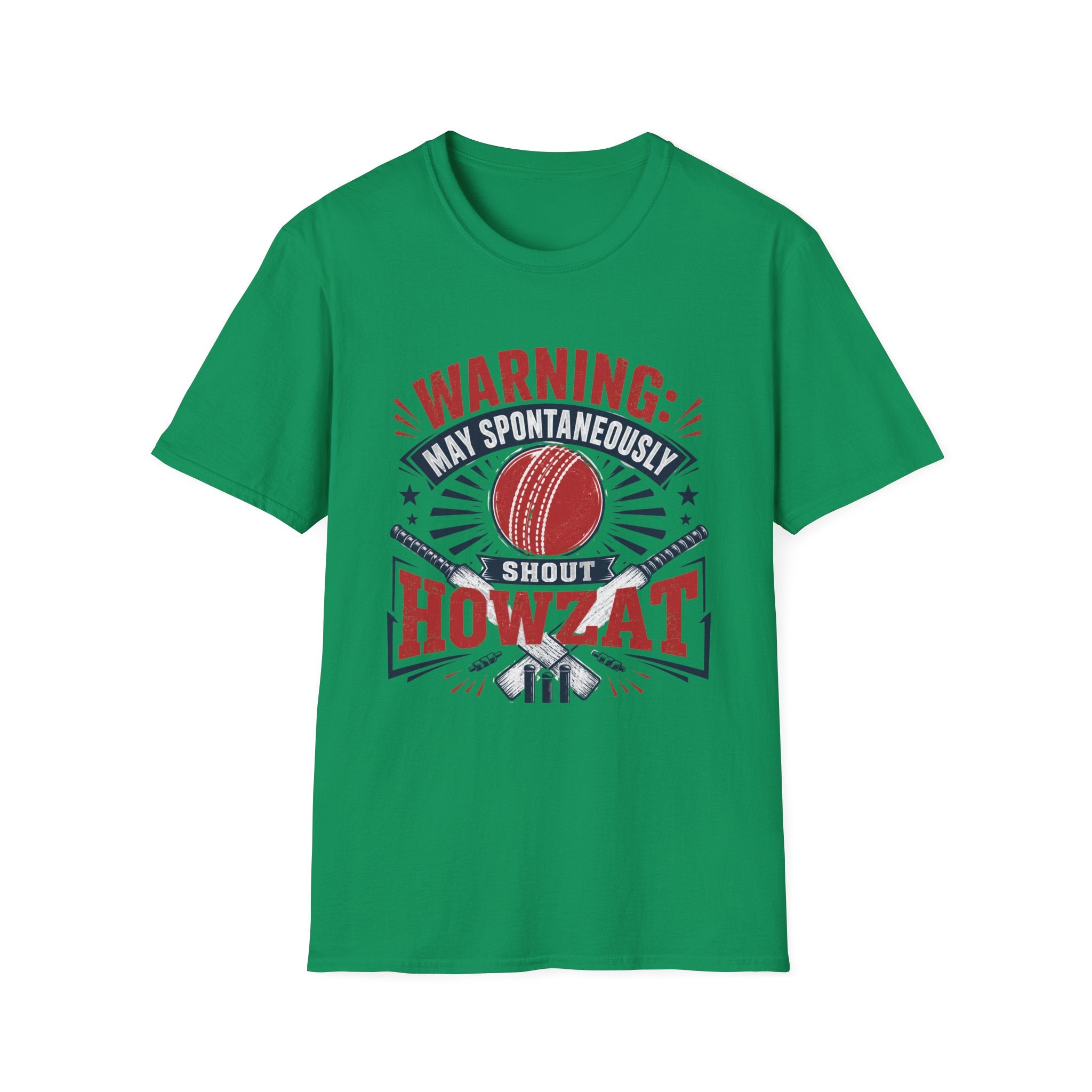 Warning May Spontaneously Shout Howzat T-Shirt