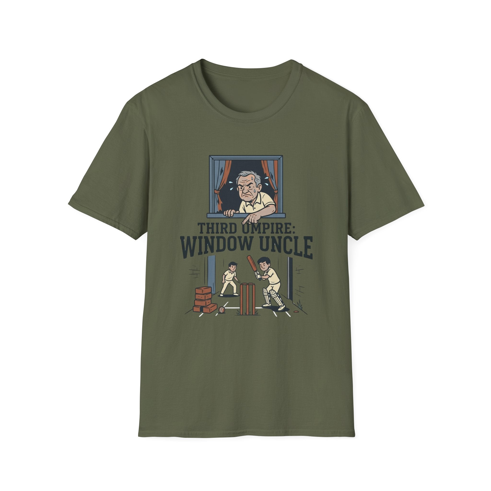 Third Umpire Window Uncle T-Shirt