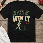 Spin It To Win It T-Shirt - Black