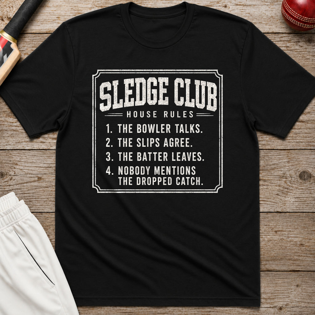 Sledge Club House Rules T-Shirt - Black
