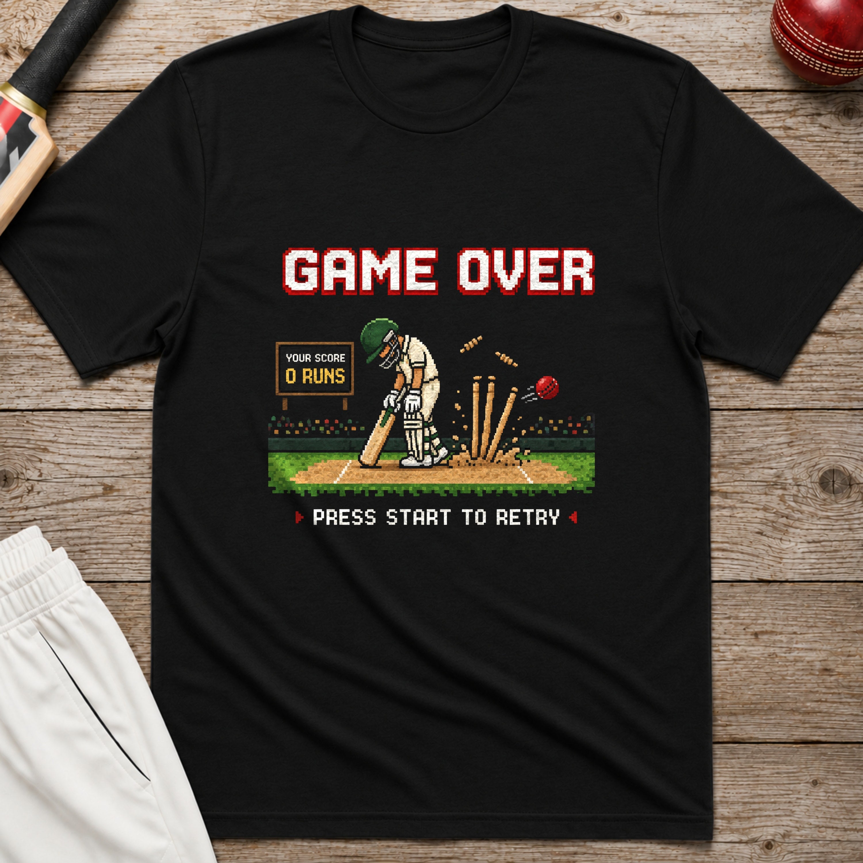 Game Over T-Shirt - Black