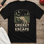 Cricket Is My Escape T-Shirt - Black