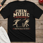 Chin Music Department T-Shirt - Black
