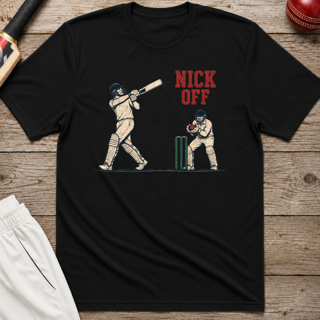 Nick Off T-Shirt - Black