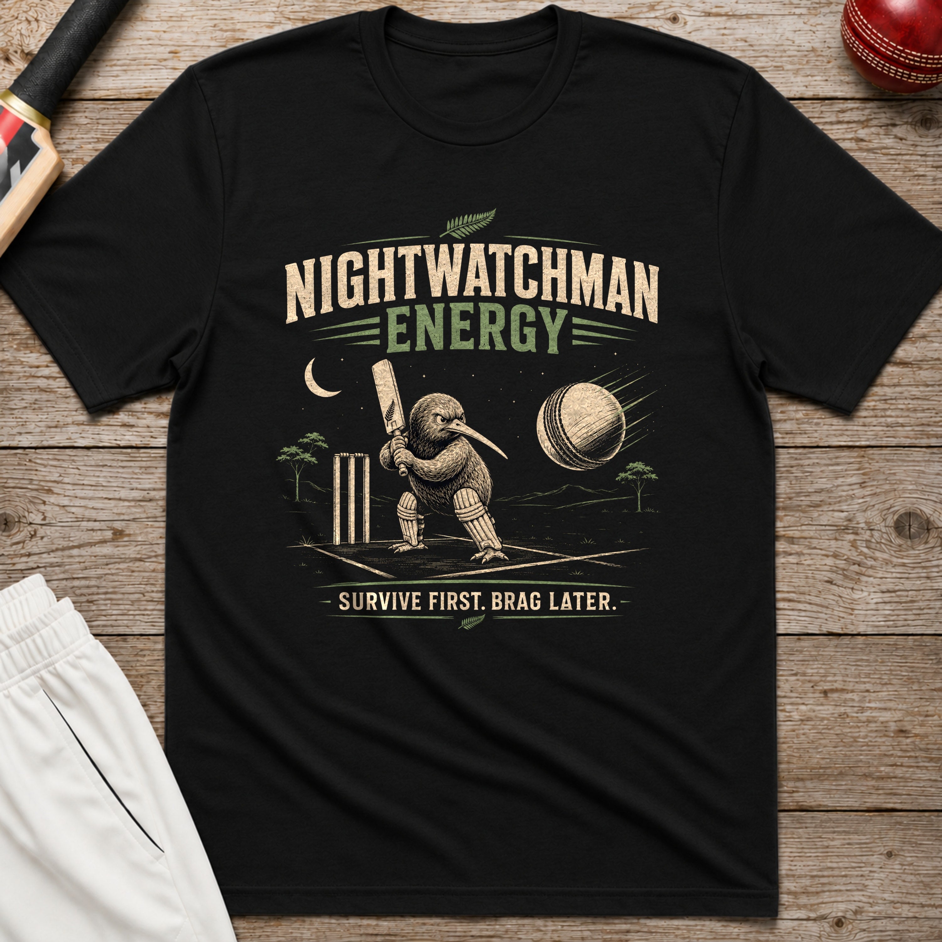 Nightwatchman Energy T-Shirt - Black
