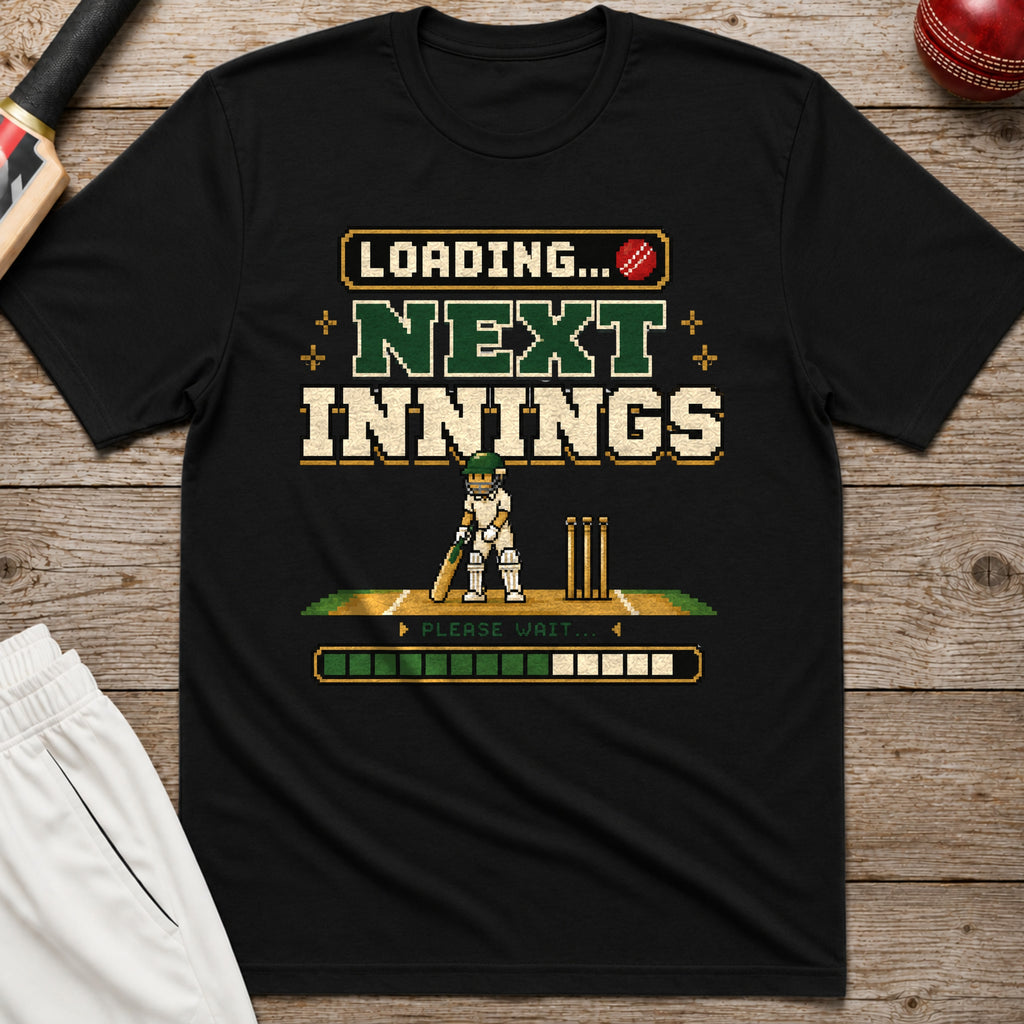 Loading Next Innings T-Shirt - Black