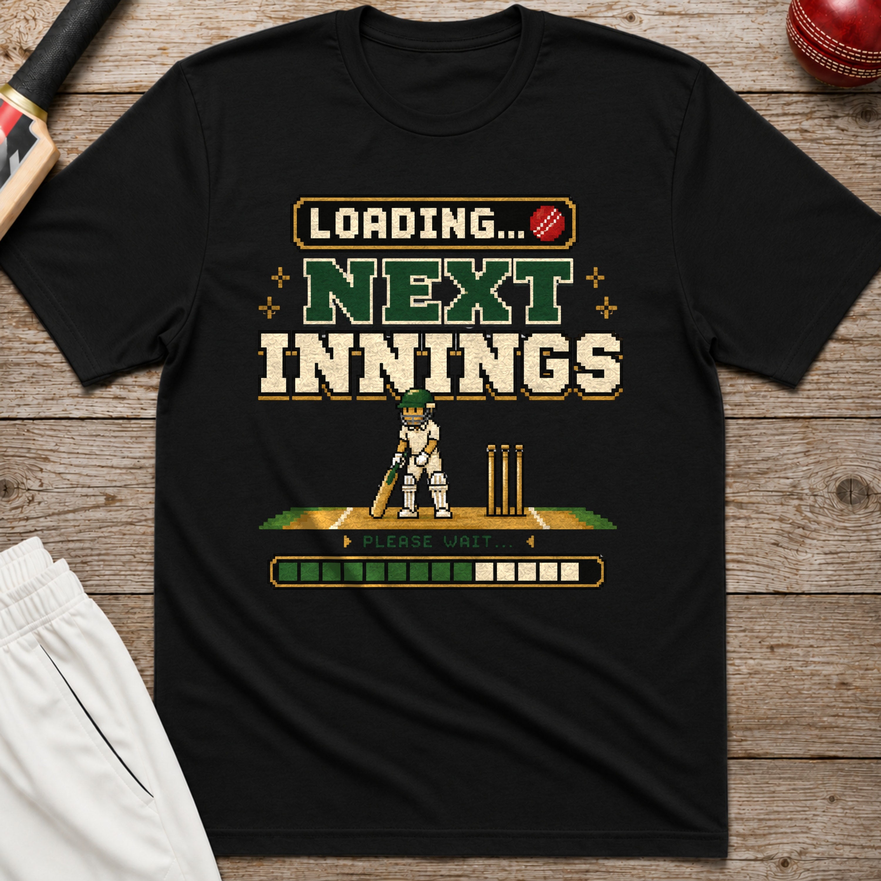 Loading Next Innings T-Shirt - Black