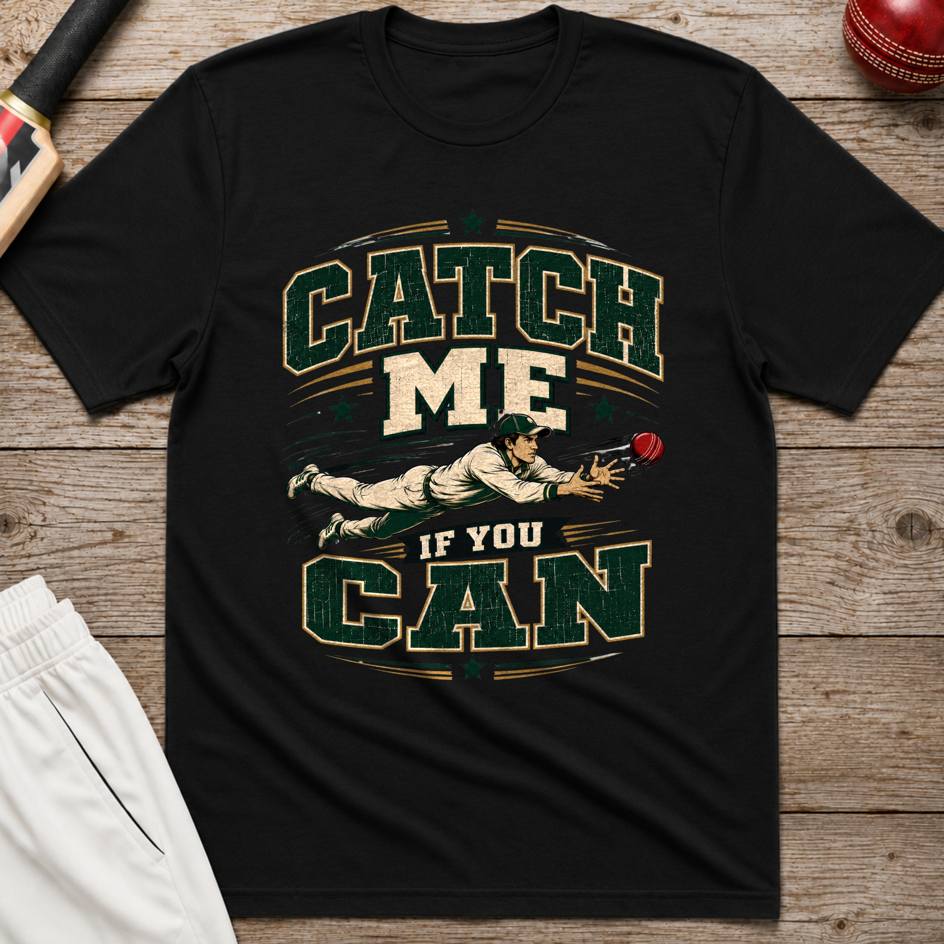 Catch Me If You Can T-Shirt - Black