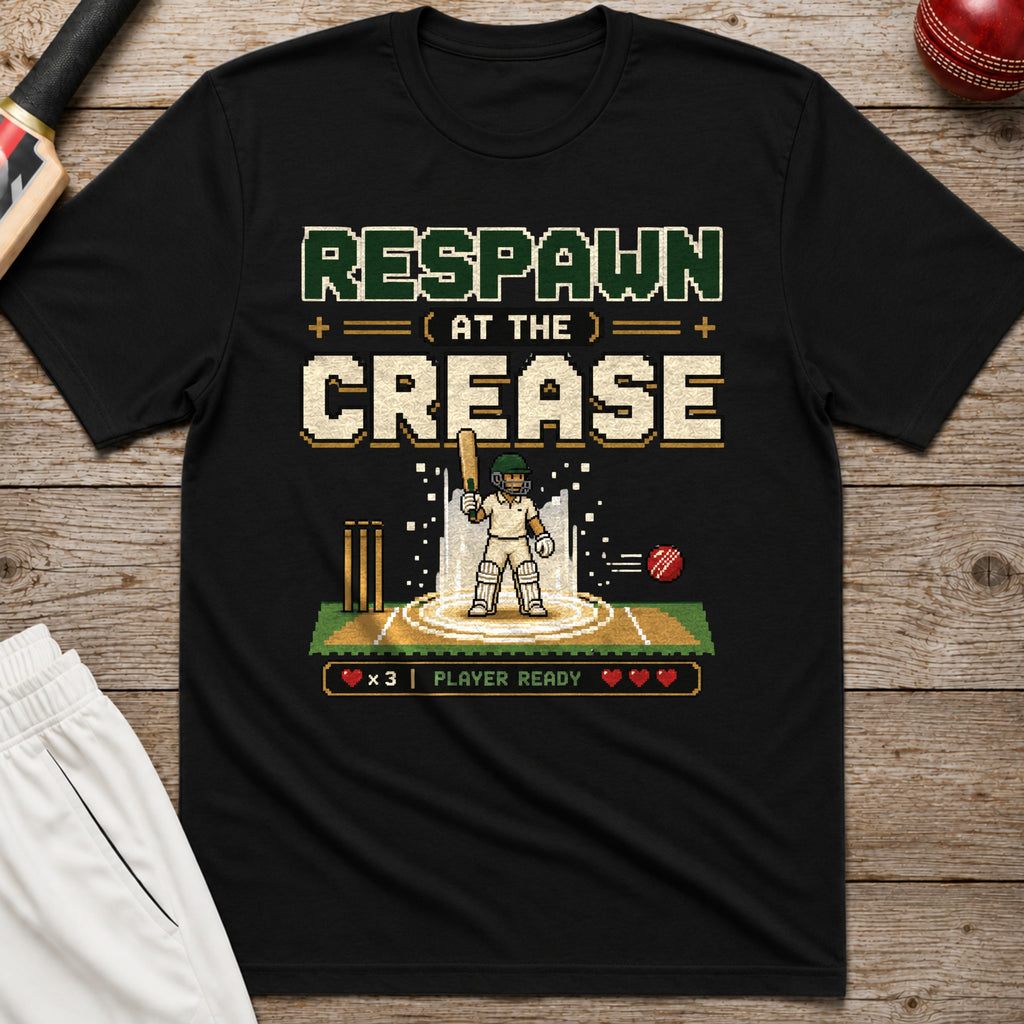 Respawn At The Crease T-Shirt - Black