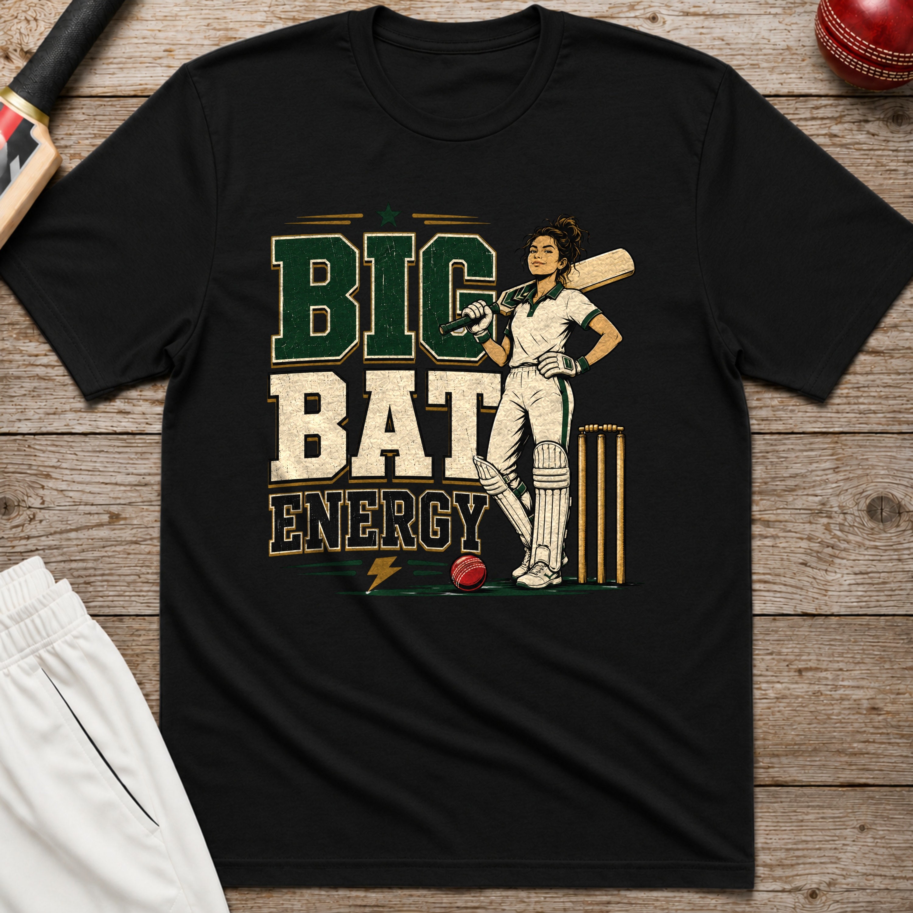 Big Bat Energy T-Shirt - Black