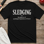 Sledging The Gentle Art Of Psychological Negotiation T-Shirt - Black
