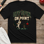 Off Spin On Point T-Shirt - Black