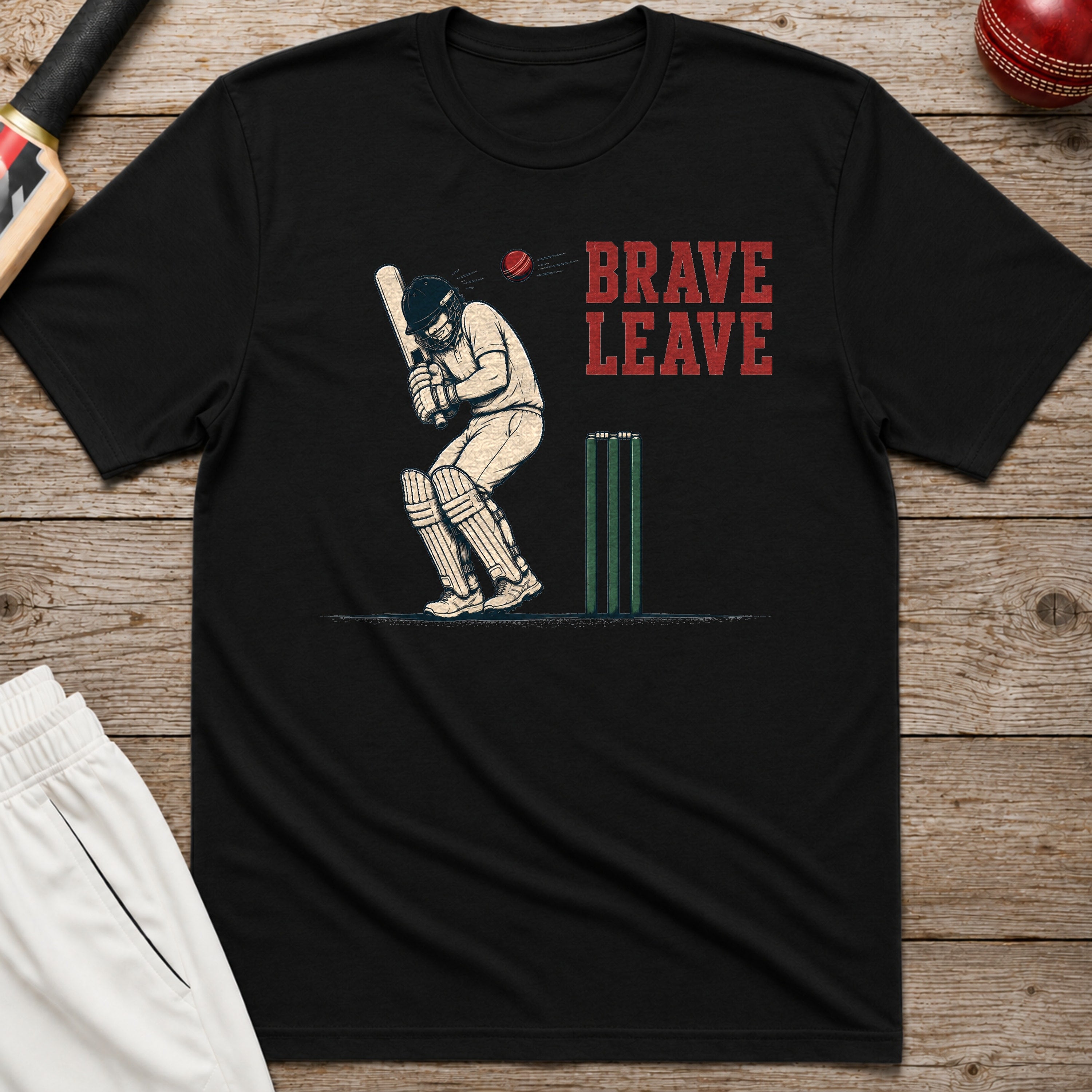Brave Leave T-Shirt - Black