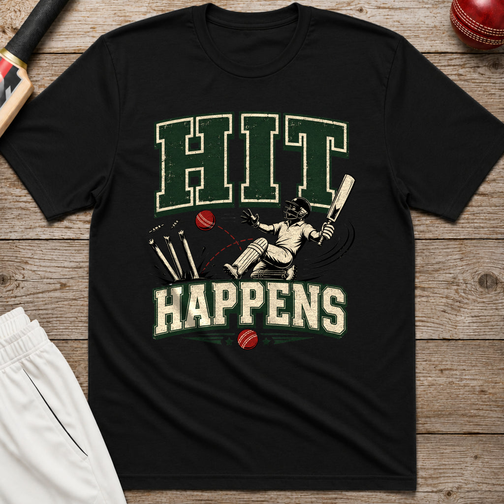 Hit Happens T-Shirt - Black