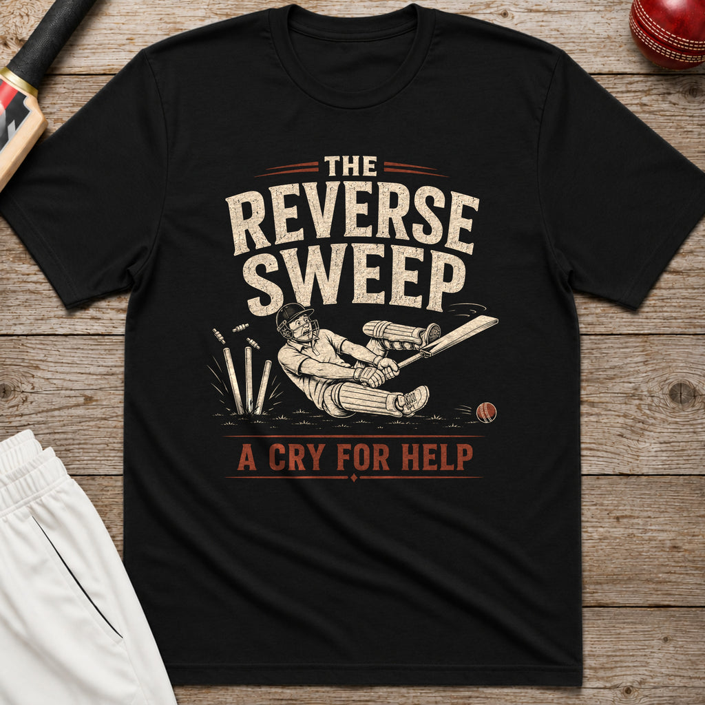 The Reverse Sweep A Cry For Help T-Shirt - Black
