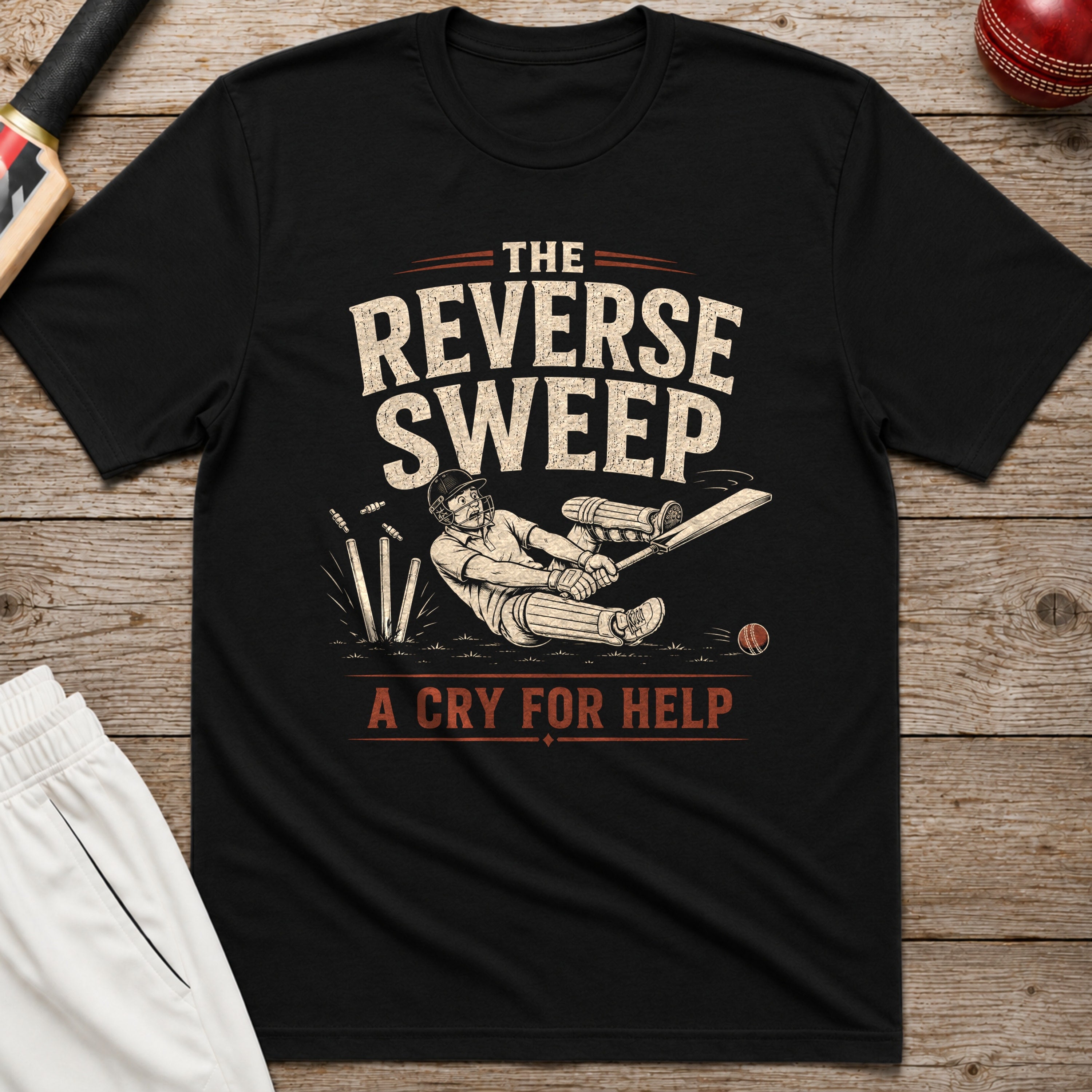 The Reverse Sweep A Cry For Help T-Shirt - Black