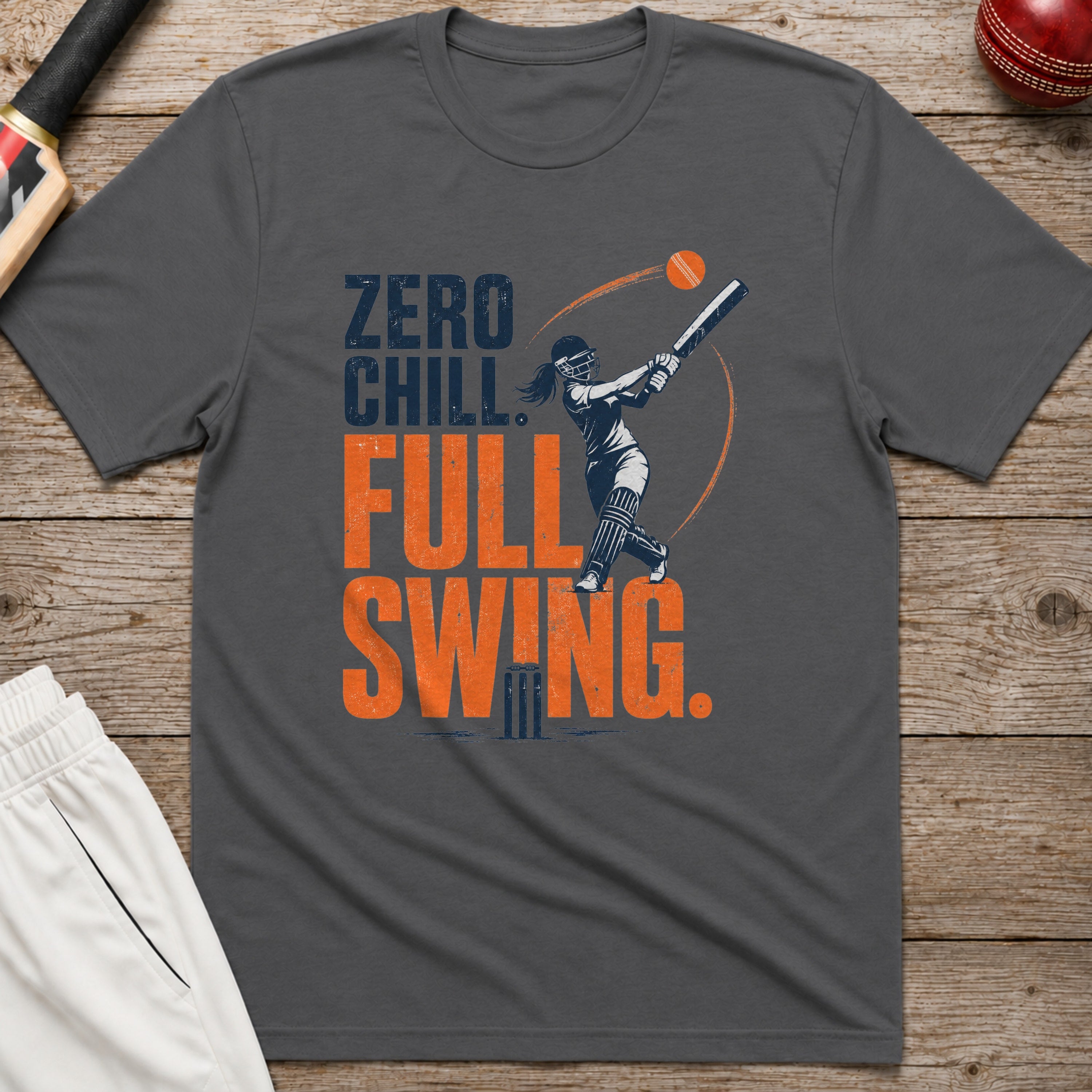 Zero Chill Full Swing T-Shirt - Charcoal