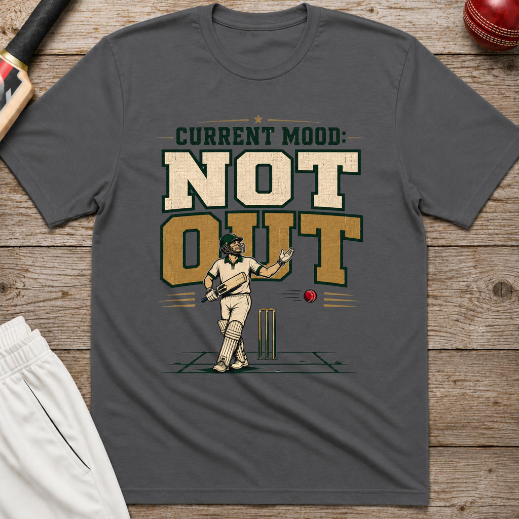 Current Mood Not Out T-Shirt - Charcoal