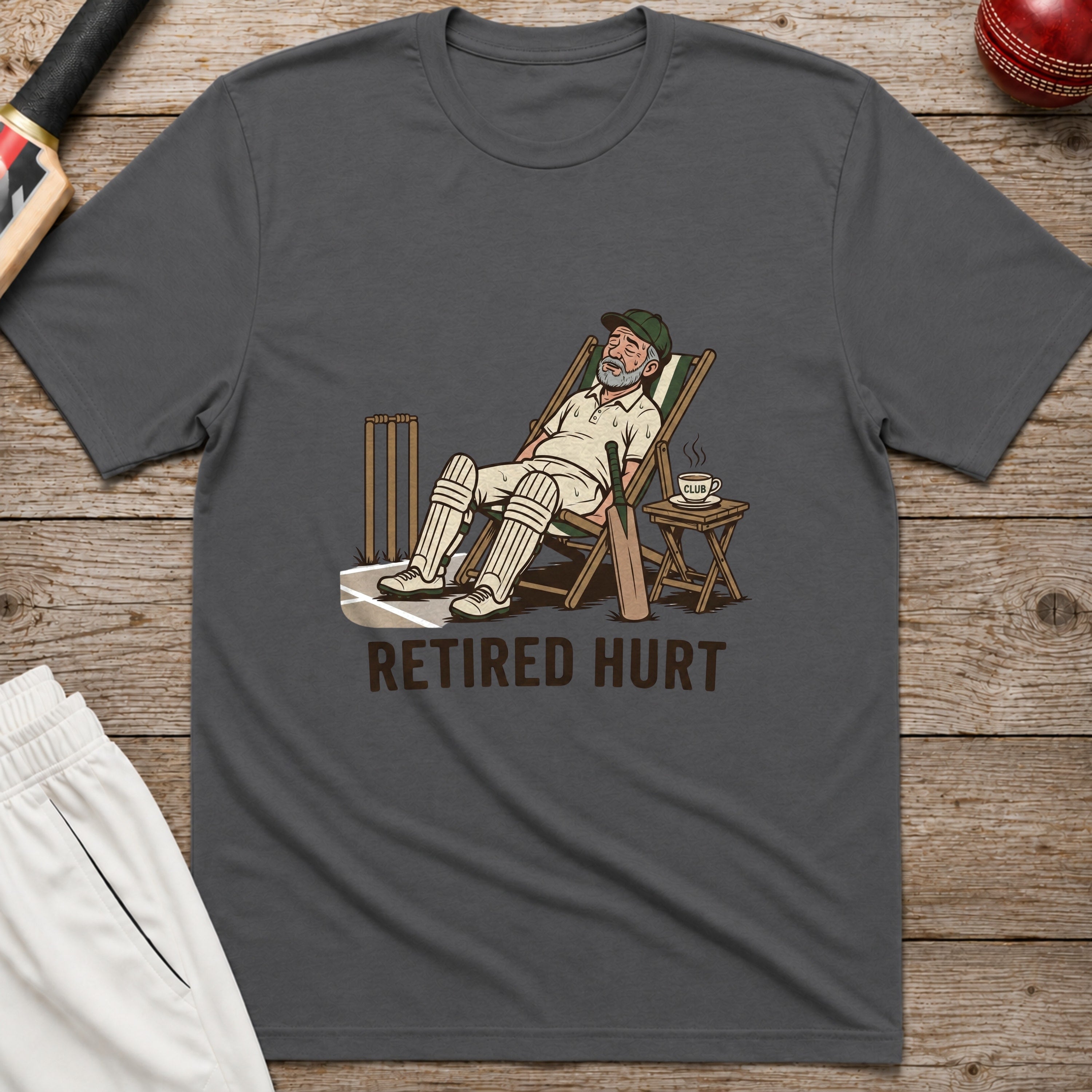 Retired Hurt T-Shirt - Charcoal