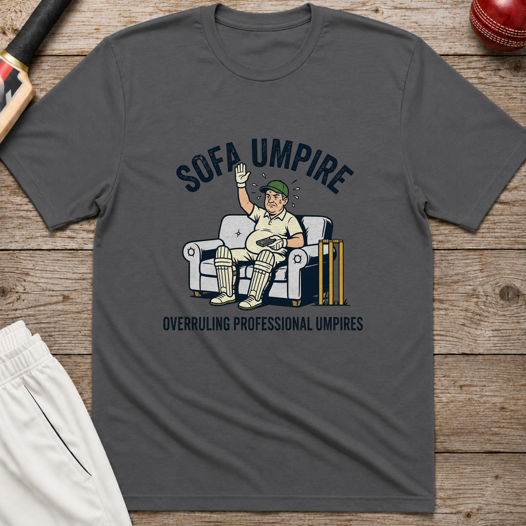 Sofa Umpire T-Shirt - Charcoal
