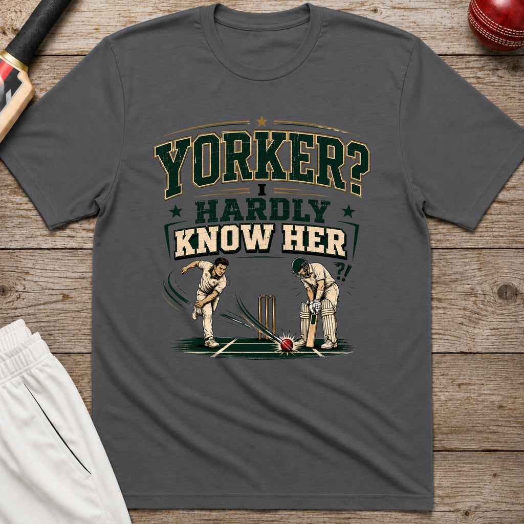 Yorker I Hardly Know Her T-Shirt - Charcoal
