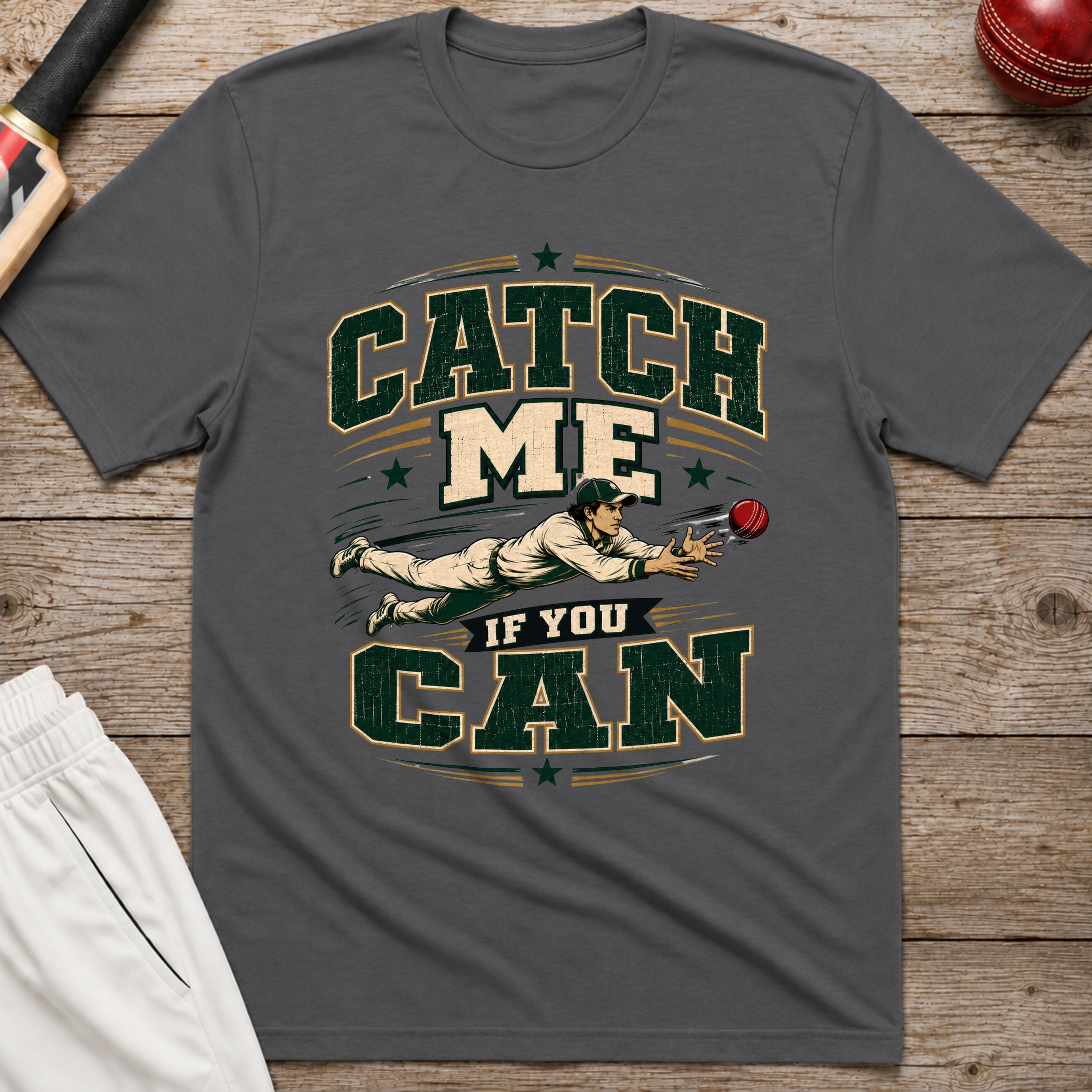 Catch Me If You Can T-Shirt - Charcoal