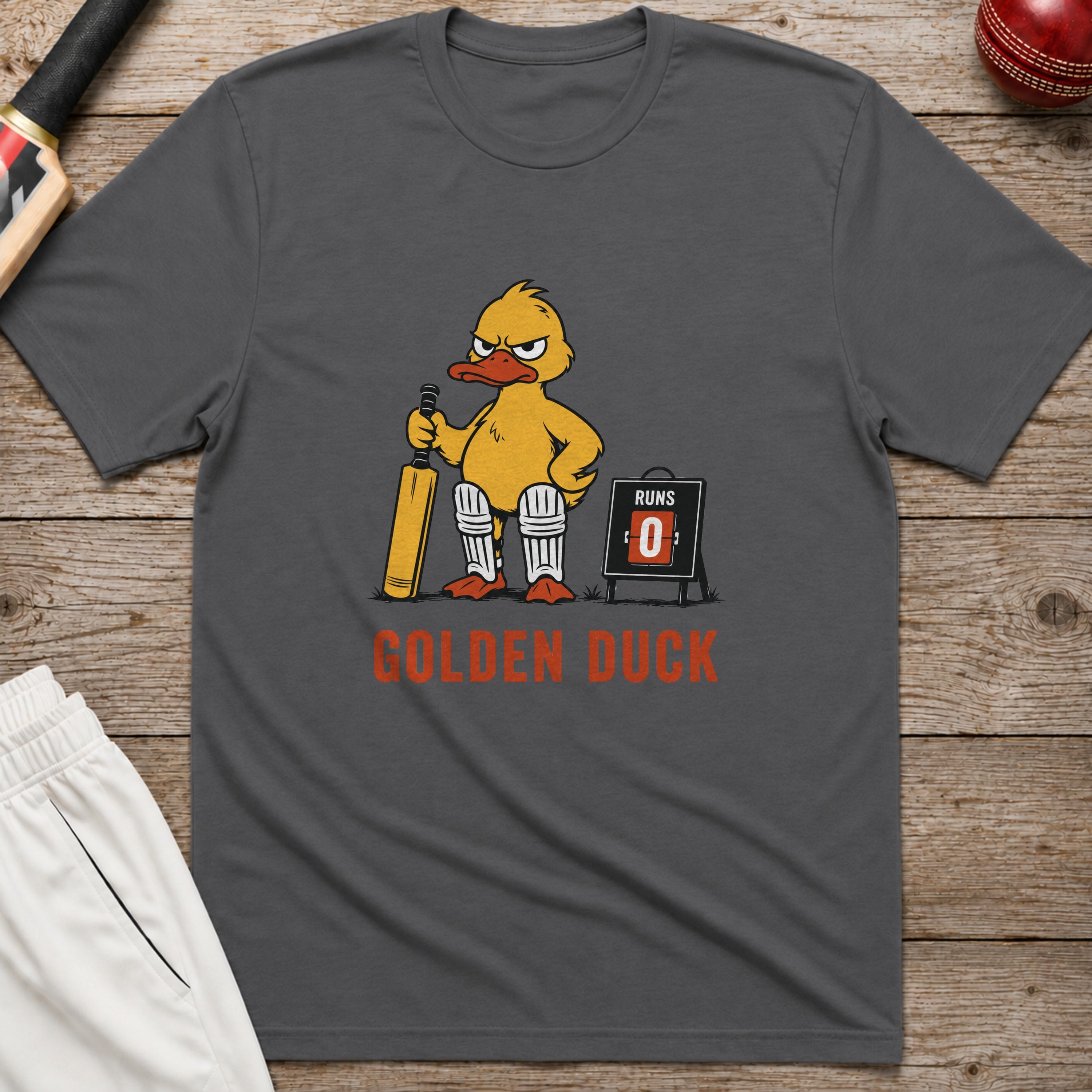 Golden Duck T-Shirt - Charcoal