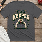 Im A Keeper T-Shirt - Charcoal