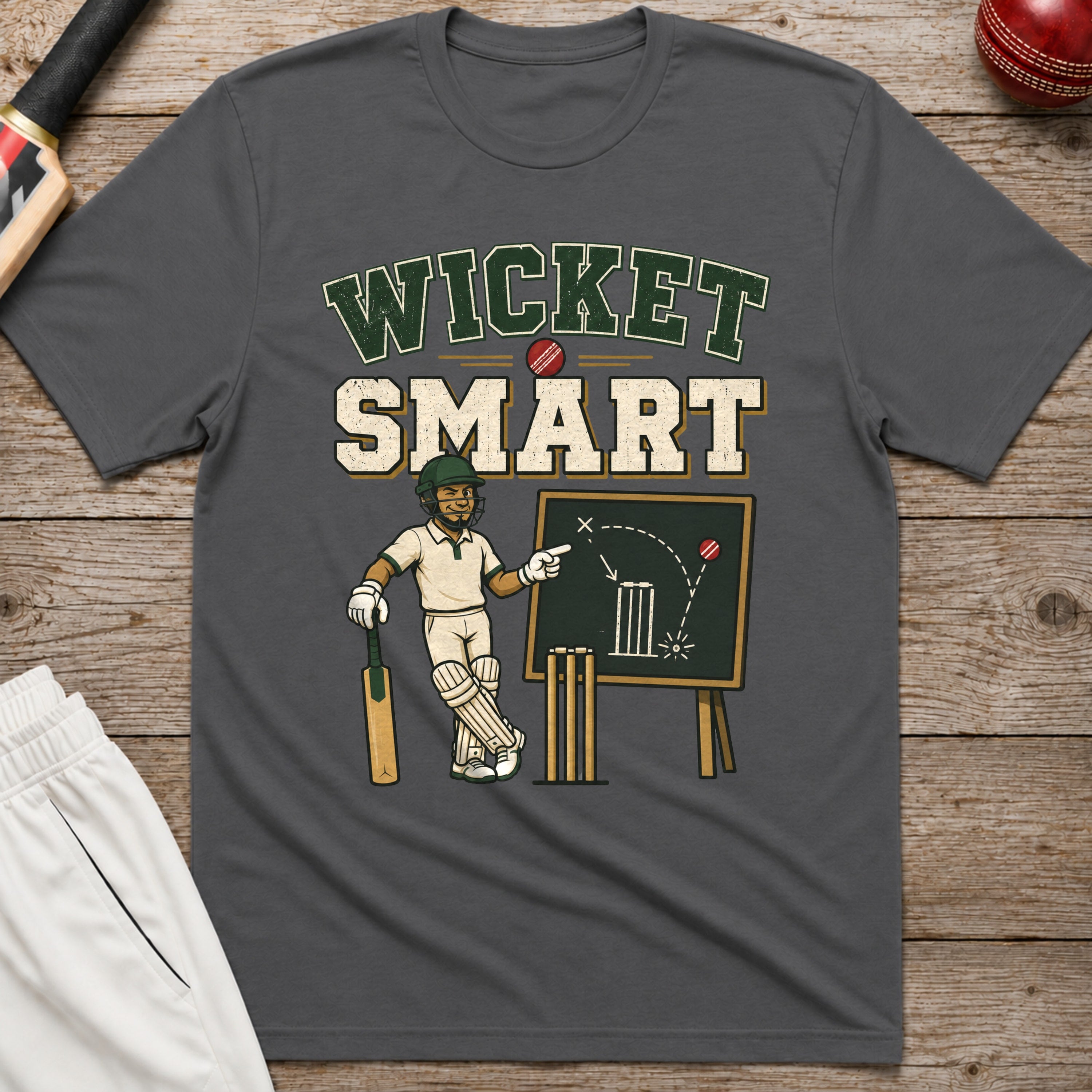 Wicket Smart T-Shirt - Charcoal