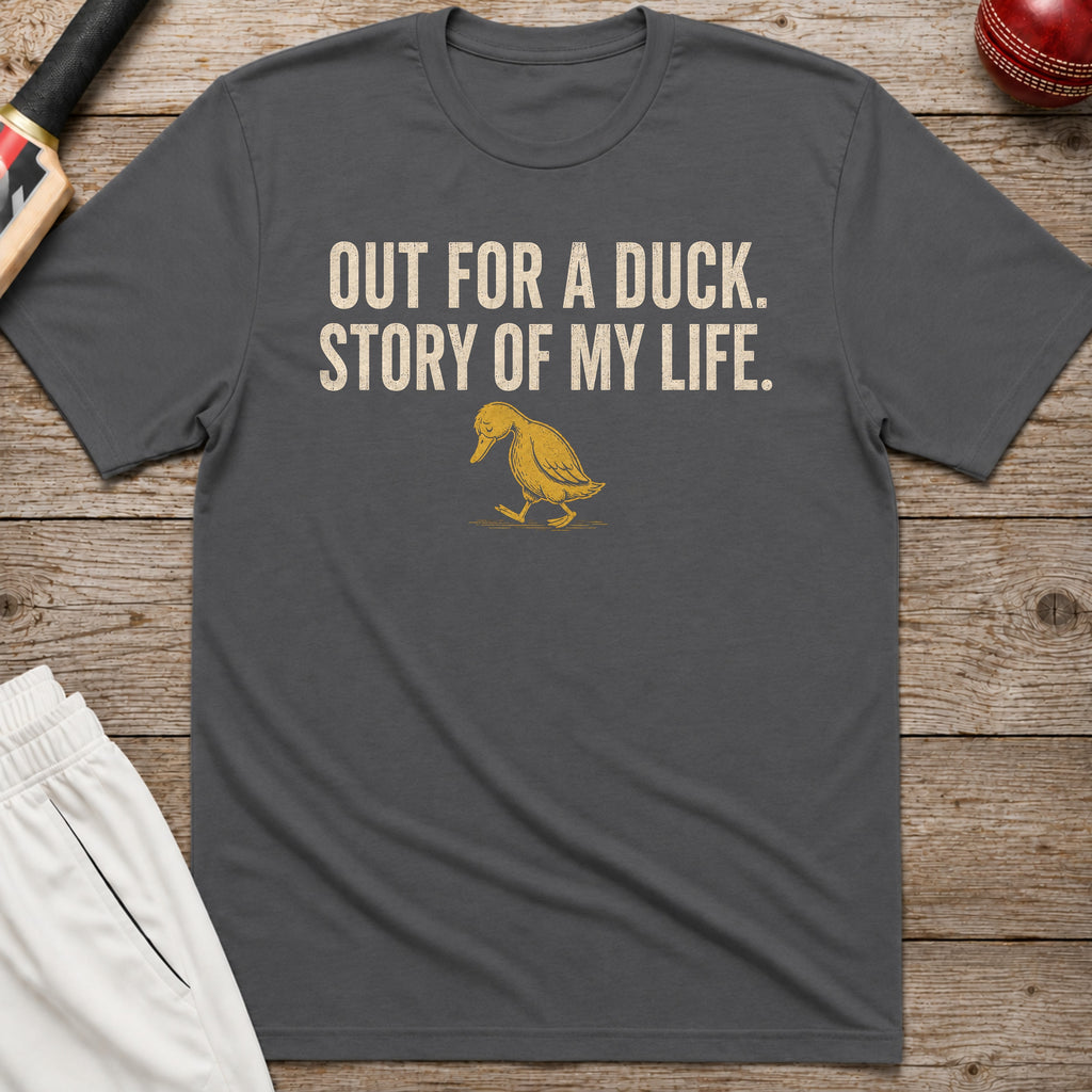 Out For A Duck Story Of My Life T-Shirt - Charcoal