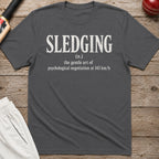 Sledging The Gentle Art Of Psychological Negotiation T-Shirt - Charcoal