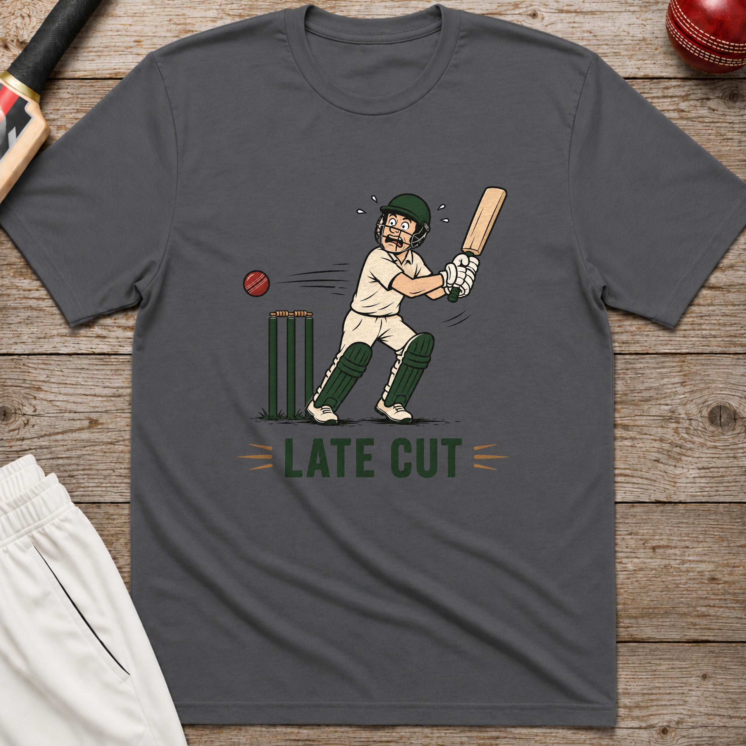 Late Cut T-Shirt - Charcoal