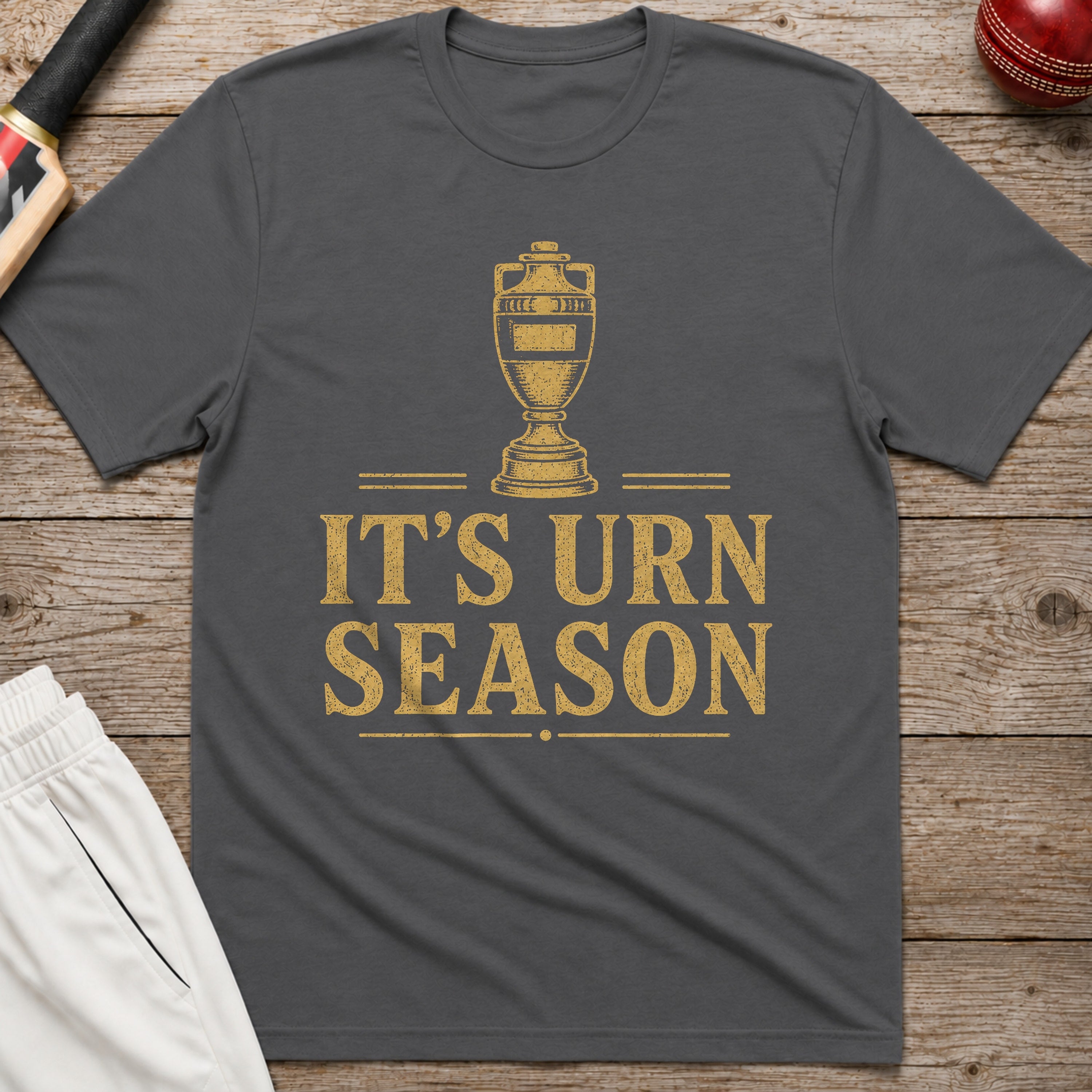 Its Urn Season T-Shirt - Charcoal